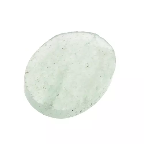Cabochon ovale facetté 8x6 mm Aventurine x1