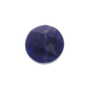 Cabochon rond facetté 6 mm Sodalite x1