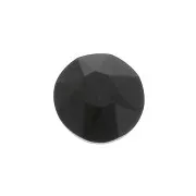 Cabochon rond facetté 6 mm Black Onyx x1