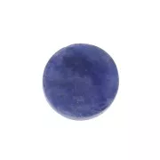 Cabochon plat rond - palet - 6 mm en pierre gemme - Sodalite x1
