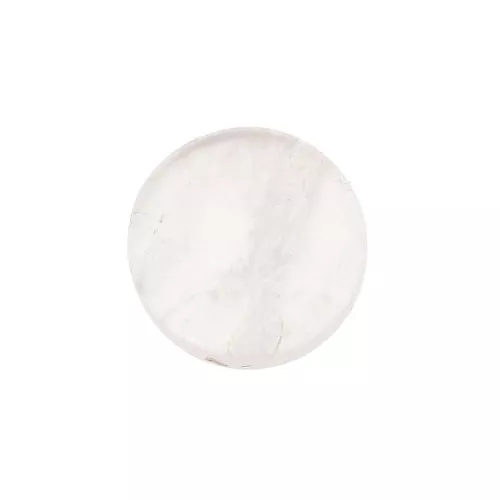 Cabochon plat rond - palet - 6 mm en pierre gemme - Quartz rose x1