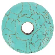 Donuts 40 mm Turquoise (imitation) x1
