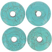 Donuts 40 mm Turquoise (imitation) x1