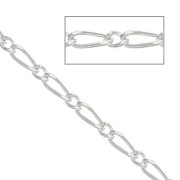 Chaîne maille figaro alternée (1x1) 2.05 mm en Argent 925 x50 cm|raw }}
