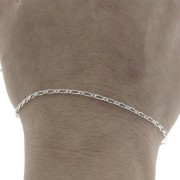 Chaîne maille figaro alternée (1x1) 1.75 mm en Argent 925 x50 cm