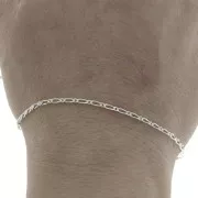 Chaîne maille figaro alternée (1x1) 1.75 mm en Argent 925 x50 cm