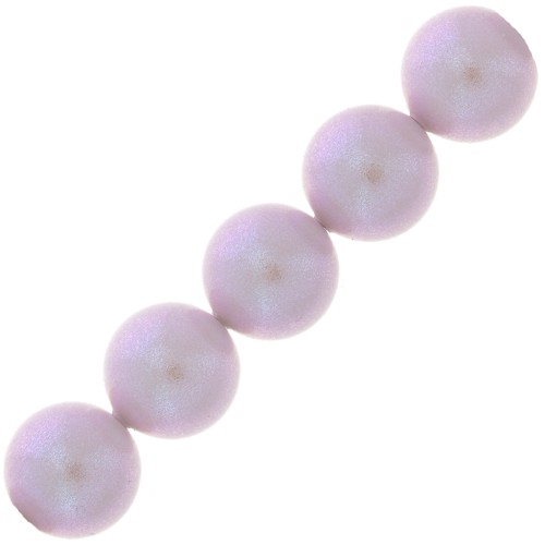 Perles nacrées PureCrystal 5810 12 mm Crystal Iridescent Dreamy Rose Pearl x4