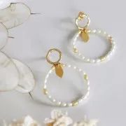 Perles nacrées PureCrystal Grain de riz 5824 4mm Iridescent Dreamy Blue Pearl x20