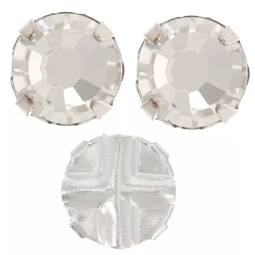 Strass à coudre 6 mm Crystal  x5