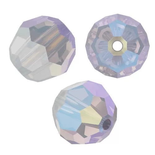 Perle ronde PureCrystal 5000 8 mm - White Opal Shimmer x1
