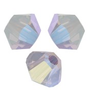 Toupies en cristal PureCrystal 5328 3 mm White Opal Shimmer x50