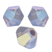 Toupies en cristal PureCrystal 5328 3 mm White Opal Shimmer 2X x50|raw }}