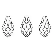 Gouttes PureCrystal 6007 7x4 mm Crystal  x8