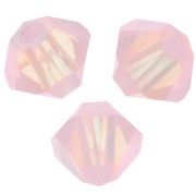 Toupies en cristal PureCrystal 5328 3 mm Rose Water Opal Shimmer 2X x50|raw }}