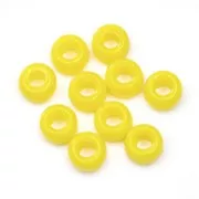Pony en plastique 9 mm Jaune x 70