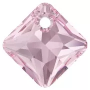 Pendentif Princess Cut PureCrystal 6431 11.5 mm Light Rose x1