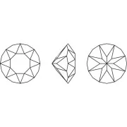 Cabochon PureCrystal 1088 6 mm Light Rose Ignite x1