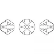 Toupies en cristal PureCrystal 5328 4 mm - Light Azore AB2X x50