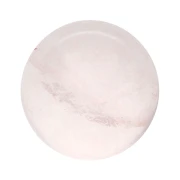Cabochon rond 6 mm en pierre gemme - Quartz rose x1