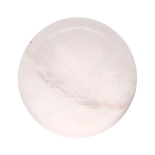 Cabochon rond 6 mm en pierre gemme - Quartz rose x1