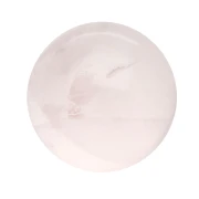Cabochon rond 6 mm en pierre gemme - Quartz rose x1