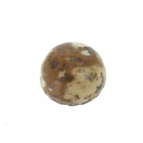 Cabochon rond 6 mm en pierre gemme - Jaspe Paysage x1