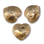 Coeurs PureCrystal 6228 10,3x10 mm Crystal Golden Shadow x6|raw }}