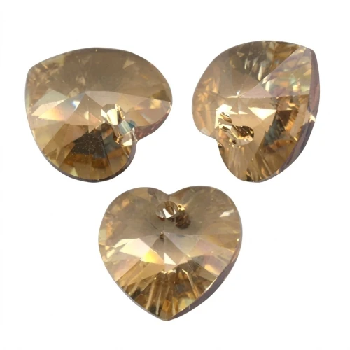 Coeurs PureCrystal 6228 10,3x10 mm Crystal Golden Shadow x6