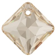 Pendentif Princess Cut PureCrystal 6431 9 mm Crystal Golden Shadow x1|raw }}