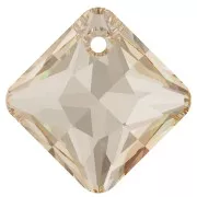 Pendentif Princess Cut PureCrystal 6431 9 mm Crystal Golden Shadow x1