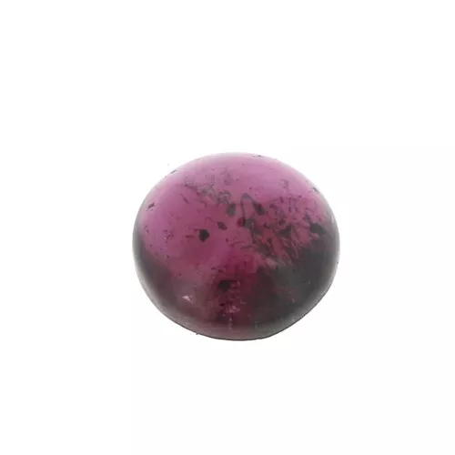 Cabochon rond 6 mm en pierre gemme - Grenat x1