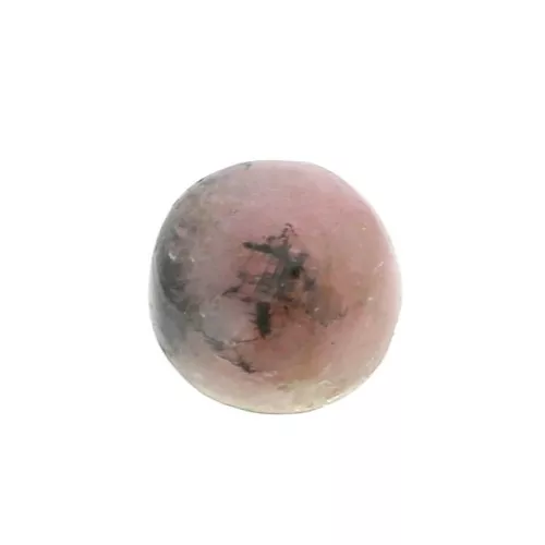 Cabochon rond 6 mm en pierre gemme - Rhodonite x1