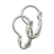 Dormeuses trouées 20 mm argenté x2|raw }}