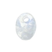 Sequin ovale 8x6 mm en pierre gemme - Pierre de lune x1|raw }}
