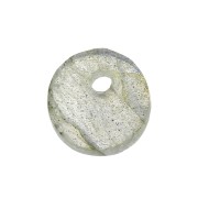 Sequin rond 8 mm en pierre gemme - Labradorite x1|raw }}