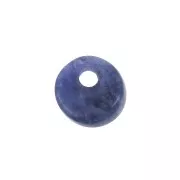 Sequin rond 6 mm en pierre gemme - Sodalite x1