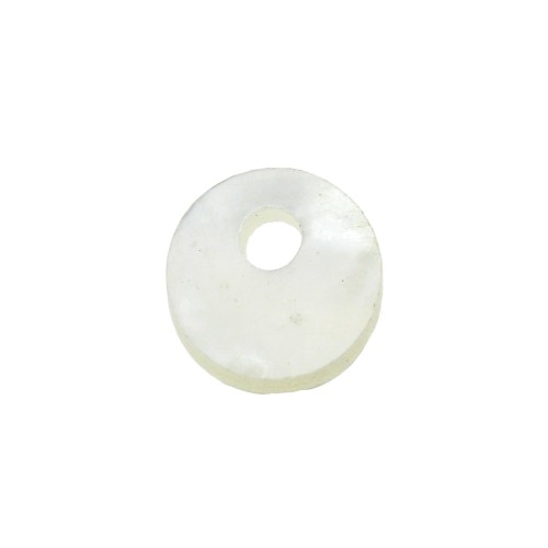 Sequin rond 6 mm en nacre x1