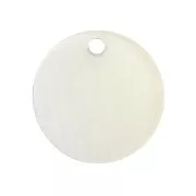 Sequin rond en plexiglas 19 mm motif bois - Beige x1