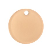 Sequin rond en plexiglas 19 mm motif bois - Marron x1