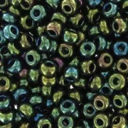 Perles rocailles Preciosa  11/0 2 mm - Green Iris x20gr