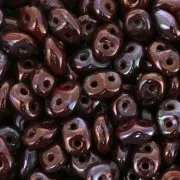 SuperDuo 2,5x5 mm Opaque Red Nebula x10g