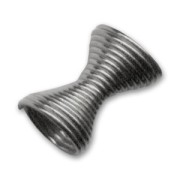 Intercalaires spirale 13.5x6.5 mm black nickel x10|raw }}