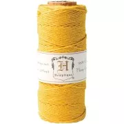Bobine de 62 mètres de fil de chanvre Hemp Cord 1.1 mm Gold