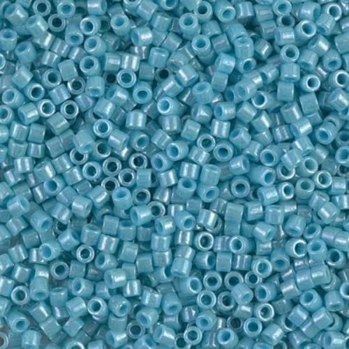 Miyuki Delica 10/0 DBM0217 - Opaque Turquoise Green Luster x8g