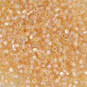 Miyuki Delica 11/0 Hex Cut DBC0100 - Transparent Light Topaz AB Cut x8g|raw }}