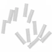 Tubes droits 6x2 mm - Argent 925 x 20