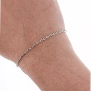 Chaîne maille Forçat limée 2 mm en Acier inoxydable x97 cm