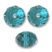 Ronde aplatie PureCrystal 5040 8 mm Indicolite x1