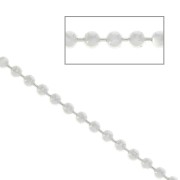 Chaîne maille boule 1 mm en Argent 925 x50 cm