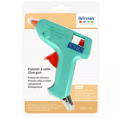 Pistolet à colle chaude avec 2 bâtonnets de colle - Artemio x1